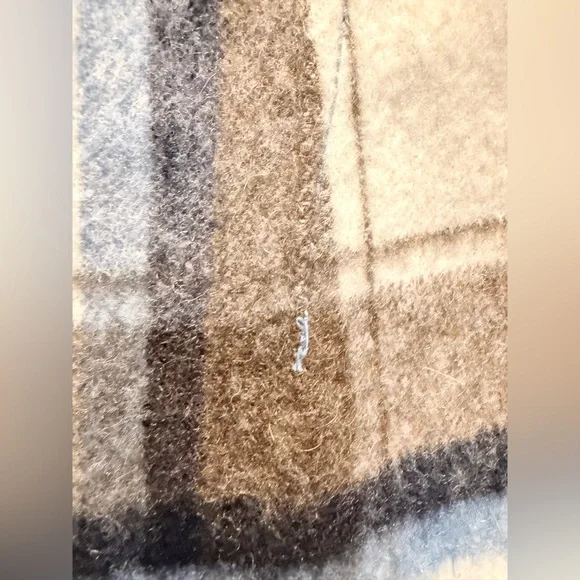 Zara Checkered Jacket Cropped Plaid Overshirt - Picture 8 of 11